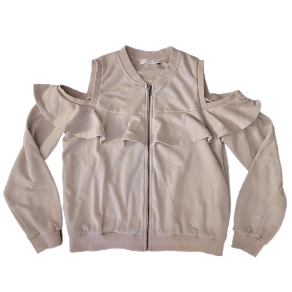 LUSH Ruffle‎ Zip-up Bomber Jacket - Picture 2 of 3